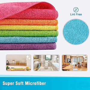 Chiffon en microfibre personnalisé à bas prix pour nettoyer les vitres de voiture, serviette à séchage rapide, torchon facile à nettoyer, serviette de cuisine - Product Image 3