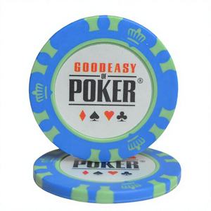 Jetons de poker professionnels en argile lestés, en gros d'usine, pour jeux de casino et de Baccarat - Product Image 6