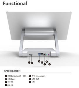 การออกแบบกราฟิกและคอมพิวเตอร์วาดภาพมืออาชีพทั้งหมดในหนึ่งเครื่องคอมพิวเตอร์ที่มีปากกาสัมผัสดิจิตอลทั้งหมดในหนึ่งเครื่องคอมพิวเตอร์ - Product Image 3