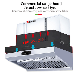 JINJELI Commercial Kitchen Hotel Smart Range Hood <span class=keywords><strong>Precio</strong></span> al por mayor Quitar BBQ Smoke Hood ESP con <span class=keywords><strong>extractor</strong></span> - Product Image 3