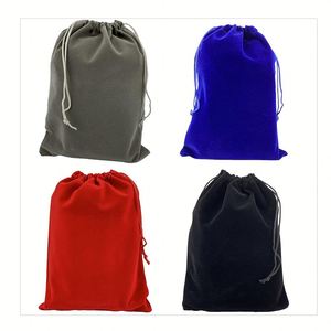 Sacs en velours avec cordon de serrage, sac cadeau, pochette en velours pour bijoux, mariage - Product Image 2