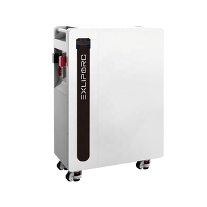 Batería Solar Apilable EXLIPORC de 16 kWh, 51.2V 314Ah LiFePO4 IP65 CAN, Sistema de Almacenamiento de Energía para el Hogar con Poleas - Product Image 1