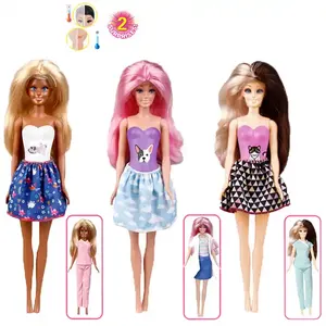 Bambola di bellezza super cool da 11.5 pollici bambola di bellezza tre oggetti con scatola cieca mista con sorprese giocattoli per bambole