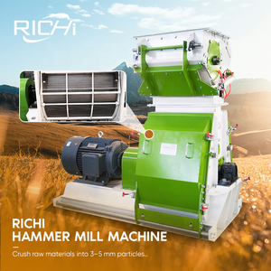 Broyeur à marteaux RICHI - Machine <span class=keywords><strong>de</strong></span> broyage électrique personnalisée pour la coque <span class=keywords><strong>de</strong></span> riz et la paille <span class=keywords><strong>de</strong></span> riz - Product Image 1