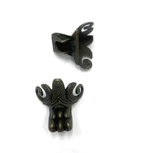Zinc Alloy Furniture Foot <b>Corner</b> <b>Protector</b> Traditional Design Durable Hardware Accessory For Wooden Box Gift Box Antique - Product Image 4