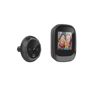 หน้าจอ 2.4 นิ้ว กล้องอินฟราเรดมองกลางคืน 0.3MP มุมมองกว้าง 90 องศา กล้องวงจรปิดประตูบ้านแบบดิจิตอล - Product Image 3