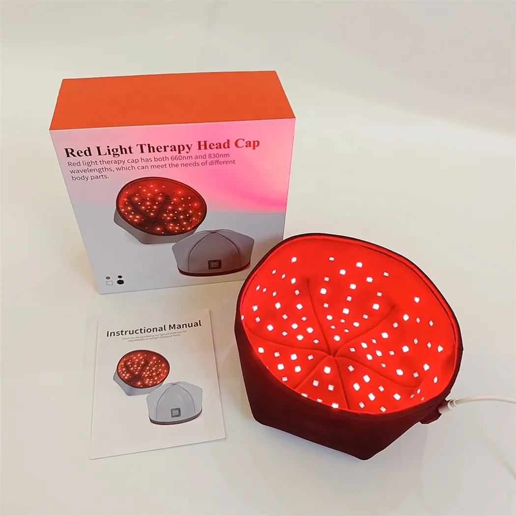 Red LED Light Hair Growth Therapy 3th Gear 120 perline lampada promuove la crescita naturale dei capelli Red Light Therapy Cap Hair