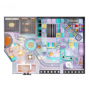 Beilai Venta caliente Experiencia en Trendy Large Indoor Playground Equipment Purple Trampoline Park para Mall Super Market - Product Image 2