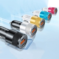 Adapter Mobil USB Murah Terlaris, Stasiun Pengisian Daya Cepat untuk Ponsel, Charger Portabel, Charger Ponsel PD USB C