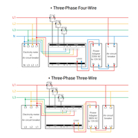 Milesight Hub de surveillance de puissance haute précision LoRaWAN 12 canaux 3 tensions pour la surveillance de la qualité de l'énergie IP30