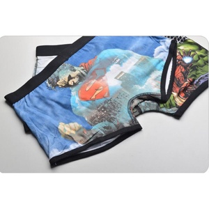 Calzoncillos bóxer personalizados de alta calidad para hombre, divertidos dibujos animados de <span class=keywords><strong>Superman</strong></span>, Spider Man, pantalones cortos largos con estampado de superhéroes - Product Image 3