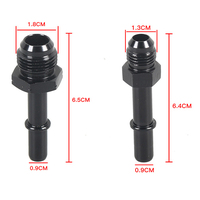 Raccord de Conduite de Carburant Universel Reconditionné AN6-3/8 5/16 AN8-3/8 pour Tuyau d'Alimentation et Adaptateur de Refroidisseur d'Huile