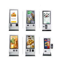 Terminal de point de vente mural à écran tactile capacitif, borne de commande et de paiement en libre-service avec fonction SDK