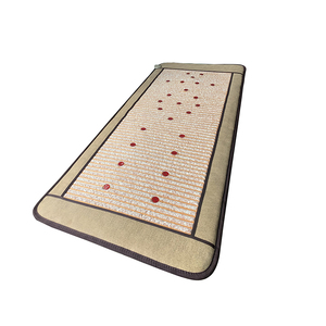 POP RELAX Spa Belleza Nuevo estilo <span class=keywords><strong>Biomat</strong></span> Estera de masaje térmico Terapia de calor Alivio del dolor muscular Colchón de cristal de amatista bio - Product Image 1