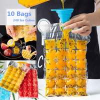 Lot de boissons liquide réutilisables 100ml, emballage à bec, pour boisson