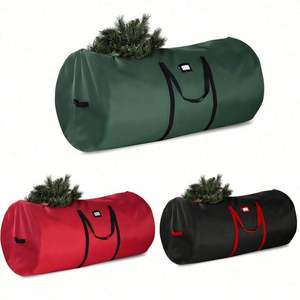 Best Price Adjustable Size Durable Oxford Fabric Cylinder Tree Bag Customized Service for Clothing Bedding for Christmas Storage - Product Image 6