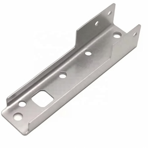 Fabrication sur mesure de tôles métalliques de précision OEM, support en forme de U en acier inoxydable, base de montage métallique - Product Image 1