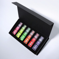 Kit de poudre de pulvérisation dégradée KNC pour ongles, avec brume fine pour pulvérisation de couleur, idéal pour le design d'ongles Baby Boomer