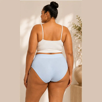 Culottes Boyshort en Coton Extensible Taille Haute OEM ODM pour Femmes, Grande Taille, Effet Ventre Plat, Confort Quotidien, Sous-vêtements Féminins à Marque Privée