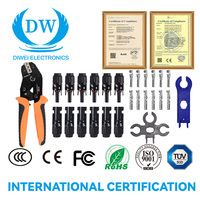 Systèmes d'énergie solaire professionnels Kit d'outils de sertissage PV Ensemble d'outils électriques Ensemble d'outils d'installation de dénudeur de fil