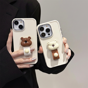 Funda para Teléfono Móvil de TPU para Sublimación en Blanco DIQI con Diseño de Pintura al Óleo Estilo Ins, Decoración con Brillantina, Resistente a Impactos - Product Image 3