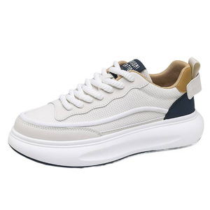 Chaussures de skate décontractées pour hommes de style coréen, tendance, polyvalentes, à plateforme, semelle souple, légères, respirantes et confortables - Product Image 5