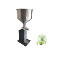 Machine de remplissage manuelle à piston A03 pour bouteilles en plastique, huile, liquide, remplissage de bouteilles, haute précision, utilisation pour les petites entreprises, parfum, cosmétique