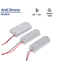 Modul RF Anti-UAV Pita Lebar 50W 100-400MHz 400-700MHz 700-1020MHz Modul Pertahanan UAV Multi Band