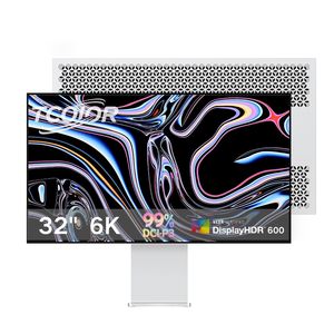TCOIOR Monitor 6k 32 inci, resolusi tinggi Retina Display kantor Monitor LCD layar lebar anti-cahaya biru untuk bisnis - Product Image 1
