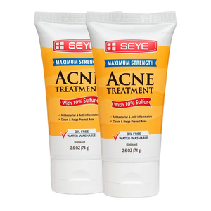 ครีมซัลเฟอร์ครีม Seye 2.6ออนซ์รักษา<span class=keywords><strong>สิว</strong></span>ด้วย<span class=keywords><strong>ฮอร์โมน</strong></span>ปลอดภัยและมีประสิทธิภาพครีมบำรุงจุดด่างดำทุกวัน10นาที - Product Image 1