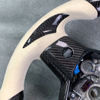 Volant de direction en fibre de carbone de style sportif personnalisé pour Tesla Model 3 Model Y Model S X