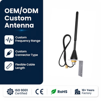 Antenne verticale omnidirectionnelle pour armoire 3-5dBi à gain élevé, faible VSWR inférieur à 1.5, étanche, extérieure, 5G, avec support de fixation à vis