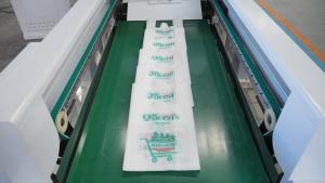 Máquina de fabricación de bolsas de chaleco no tejido cortadas con bolsa de camiseta de polipropileno automática Ultra reutilizable de - Product Image 3