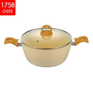Ollas <span class=keywords><strong>de</strong></span> cocina con logotipo personalizado para Cocinar en casa, <span class=keywords><strong>sartenes</strong></span> antiadherentes portátiles <span class=keywords><strong>de</strong></span> aluminio forjado para Cocina - Product Image 2