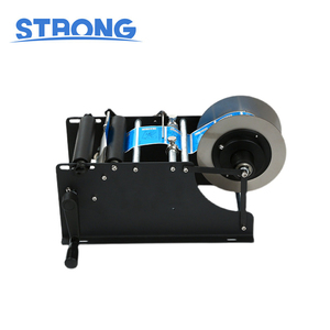 Manual Labelling Machine for Pet Jars Water Bottles Wine Glasses Applicator Sticker for <b>Bench</b> Top Labelling Paper for Cans - Product Image 1