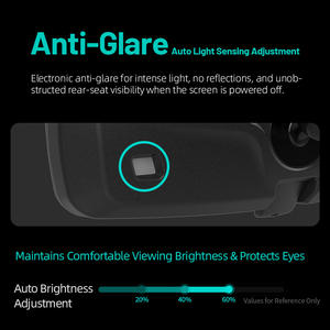 Cámara de Visión Trasera Panorámica Universal para Automóvil con Función Antideslumbrante, Pantalla Táctil Android para Techo, Monitor para Automóvil - Product Image 5