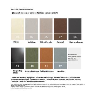 Ensemble de canapés inclinables modulaires en cuir personnalisés de luxe sièges de cinéma maison confortables meubles d'angle de salon modernes en bois - Product Image 4