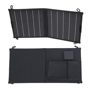 Chargeur solaire pliable Lan Aoyue 10W 5V double USB, batterie externe portable pour le camping, la randonnée et les voyages - Product Image 3