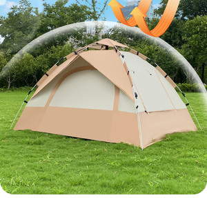 Polar Everest 3-4 personas sombrilla impermeable automática <span class=keywords><strong>tienda</strong></span> <span class=keywords><strong>de</strong></span> campaña con poste <span class=keywords><strong>de</strong></span> fibra <span class=keywords><strong>de</strong></span> vidrio para senderismo al aire libre Picnic - Product Image 3