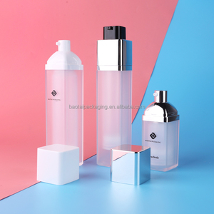 Botella cuadrada de elefante para embalaje de cosméticos, bomba sin aire de Color personalizado, 15ml, 30ml, 50ml - Product Image 1