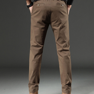 <span class=keywords><strong>Pantaloni</strong></span> da ufficio da uomo <span class=keywords><strong>pantaloni</strong></span> 100% cotone <span class=keywords><strong>Slim</strong></span> <span class=keywords><strong>Fit</strong></span> <span class=keywords><strong>pantaloni</strong></span> dritti spessi Business <span class=keywords><strong>Chino</strong></span> per gli uomini - Product Image 1