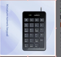 Clavier numérique externe USB KDW 670 pour ordinateur portable, mini clavier financier