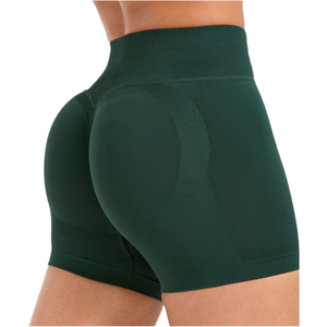 Eu Size Solid Seamless <b>Yoga</b> <b>Shorts</b> Sportswear High Quality Polyamide Elastane Ruched Butt Leggings <b>for</b> <b>Women</b> Waistless - Product Image 1