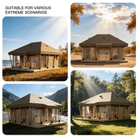 Tente Safari de Luxe pour Camping Familial Extérieur Usine – Toile Glamping en Bois Massif Imperméable avec Salle de Bain