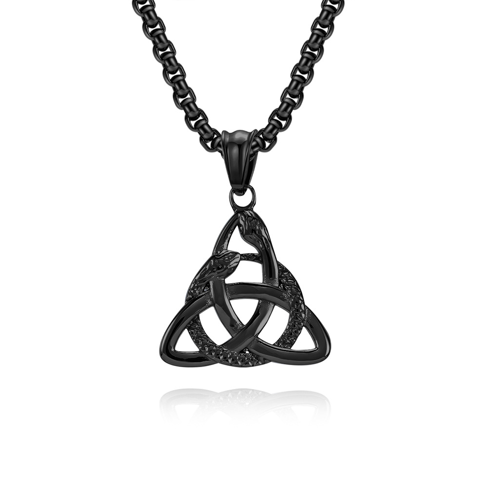 Black PL001 with a 3*60cm chain