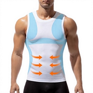 FTM Top de punto elástico transpirable con sujeción en el pecho, tipo sujetador, para hombre y mujer, transgénero - Product Image 3