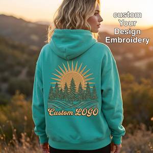 Sudaderas con Capucha de Gran Peso (400-600 <span class=keywords><strong>g</strong></span>/m²) Personalizadas con Logotipo Bordado, Patrón de Letras, Sudaderas de Lujo para Mujer - Product Image 2
