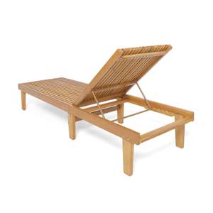 DB NADINE Mobilier d'extérieur moderne de style loisirs Chaise longue pour patio, jardin, parc, hôtel avec tissu en maille de fer en rotin - Product Image 5