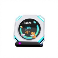 MiraBox DR21 Moniteur secondaire USB mini IPS de 2,1 pouces avec thèmes personnalisés pour la surveillance du système Windows