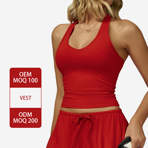 EBX3058 débardeur de yoga pour femme dos nu Push up coupe ajustée contrôle du ventre <span class=keywords><strong>col</strong></span> en <span class=keywords><strong>V</strong></span> sexy avec coussinets gilet de sport de yoga dos nu - Product Image 3
